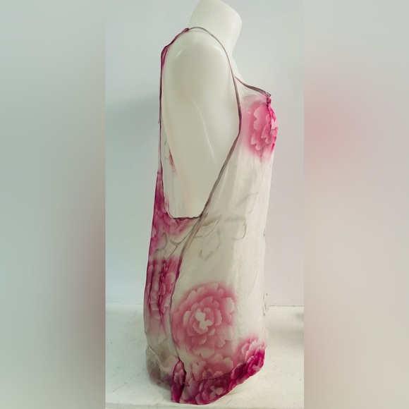 New with tags Dries Van Noten silk flower pink and Ivory top. Medium - Picture 7 of 12
